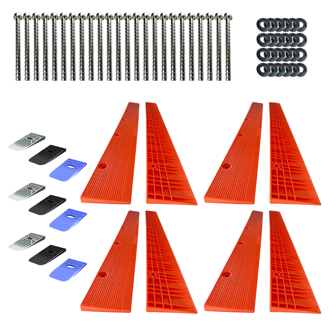 Plate Locks 40 ft. Kit – Fast & Easy Steel Road Plate Securement