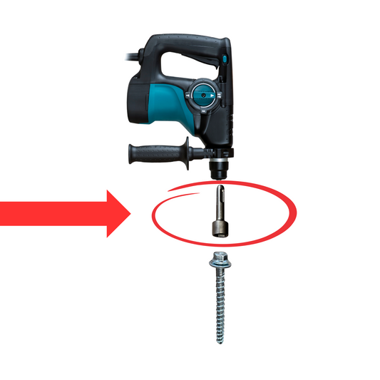 9/16" SDS Plus Anchor Drive Socket – Fast & Easy Road Plate Installation