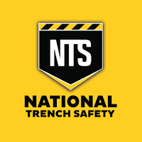 National Trench Safety logo on a yellow background