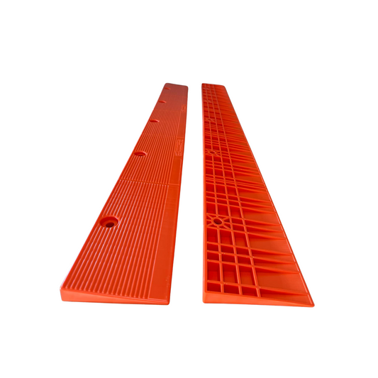 5' Plate Lock Ramp (8 & 10 Pack) – Fast & Easy Road Plate Securing | Pre-Drilled for Asphalt & Concrete