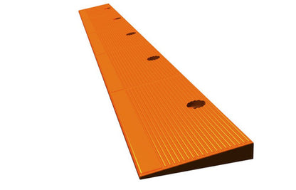 5' Plate Lock Stick for securing steel road plates in construction zones.