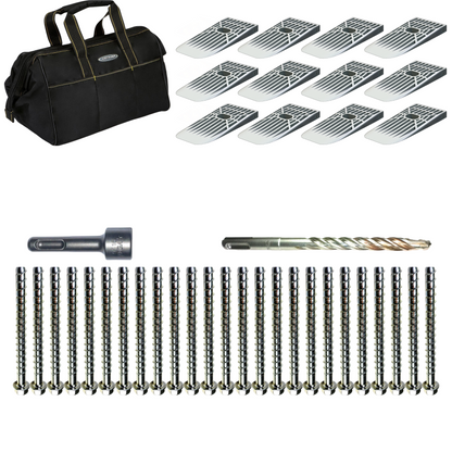 Plate Lock Installation Bag – Anchors, Drill Bit & SDS Socket Kit