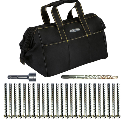 Plate Lock Installation Bag – Anchors, Drill Bit & SDS Socket Kit